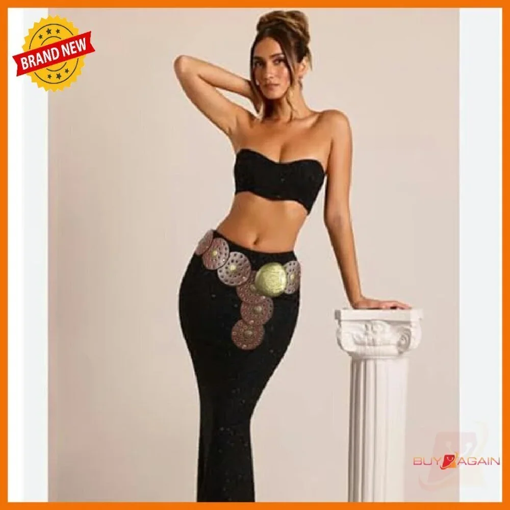 Wide Disc Concho Leather Belt Western Style Adjustable Waist Belt